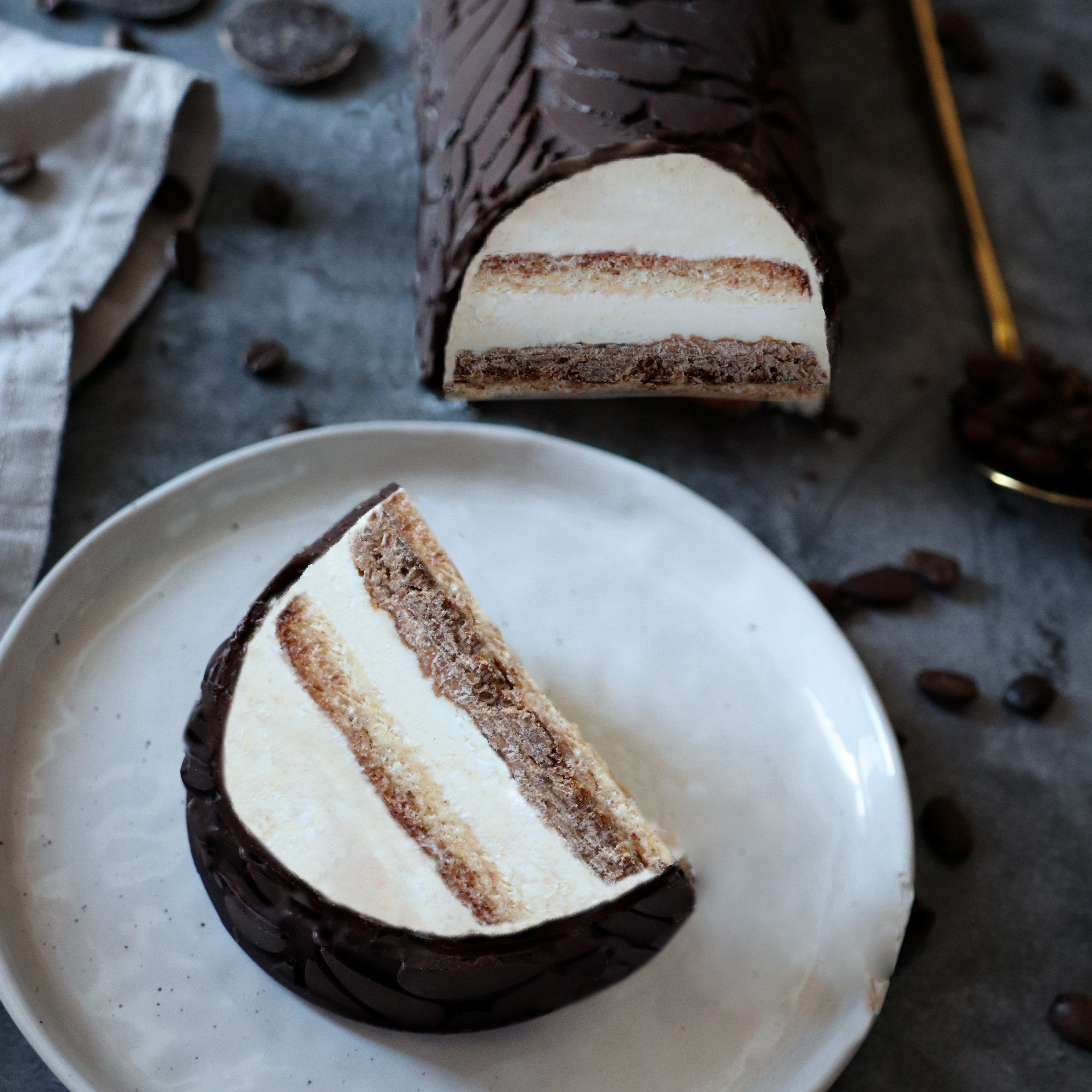 Bûche tiramisu